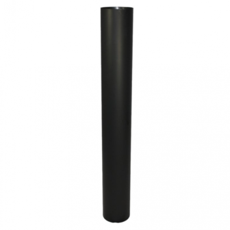 Rookkanaal EW &Oslash;150mm 2mm  L=100cm -zonder verjonging (zwart)