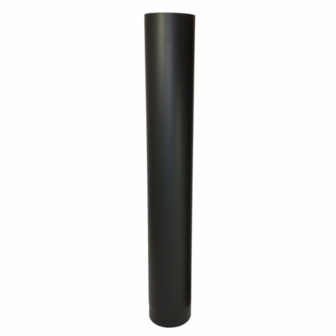 Rookkanaal EW &Oslash;150mm 2mm  L=100cm -met verjonging (zwart)